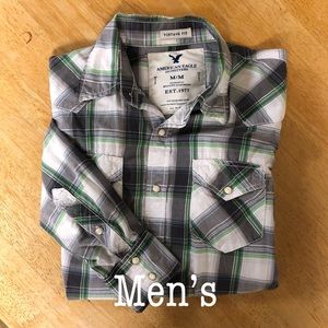 American Eagle WESTERN-Style Snap-front Shirt